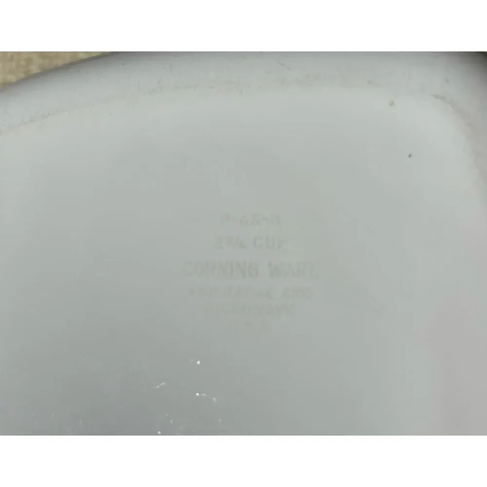 CorningWare Casserole Baking Dish 2 3/4 Cup Size Spice of Life & Plastic Lid 70s